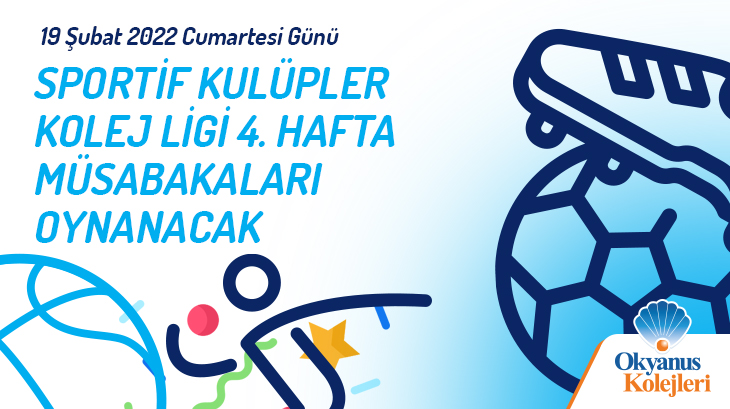 Sportif Kulüpler Kolej Ligi 4.Hafta Müsabakaları Oynanacak