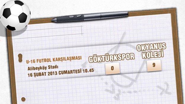U-16 Futbol Takımı'ndan Farklı Galibiyet