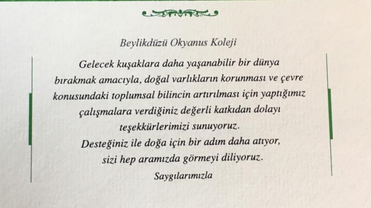 Beylikdüzü Okyanus Koleji ''Sorumluluklarımızı Biliyoruz''