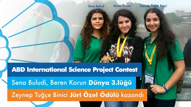 Okyanus ABD International Science Project Contest Olimpiyat'larında 2 Dünya 3.lüğü Kazandı