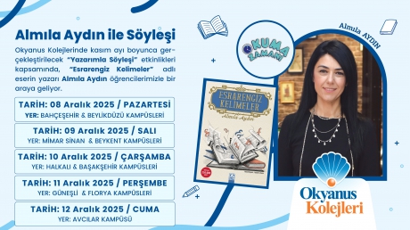 Yazarımla Söyleşi: Almıla Aydın ile “Esrarengiz Kelimeler”