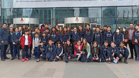 Eryaman Okyanus Koleji Ortaokul Öğrencileri Ankara Kitap Fuarı'ndaydı