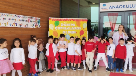 İncek Okyanus Koleji Öğrencileri 23 Nisan Ulusal Egemenlik Ve Çocuk Bayramını Çoşkuyla Kutladılar.