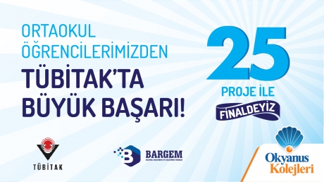 ORTAOKUL ÖĞRENCİLERİMİZ 25 PROJE İLE TÜBİTAK BÖLGE FİNALLERİNDE
