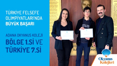 TÜRKİYE FELSEFE OLİMPİYATLARI’NDA BÜYÜK BAŞARI
