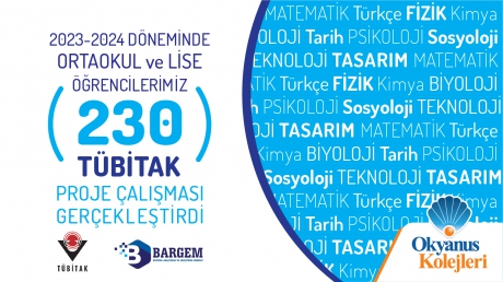 Öğrencilerimiz Bu Yıl 230 Tübitak Proje Çalışmaları Gerçekleştirdi