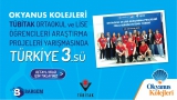 Tübitak Türkiye Finali'nde Okyanus Kolejleri Türkiye 3.sü