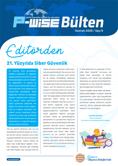 Haziran 2020  / Sayı: 9